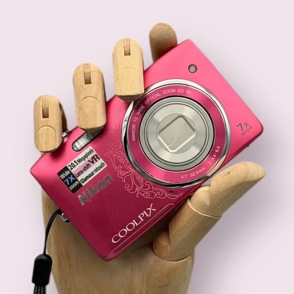 Nikon Coolpix S3500 Digital Camera | 20.1MP | Decorative Pink (Rare) - Picture 1 of 5